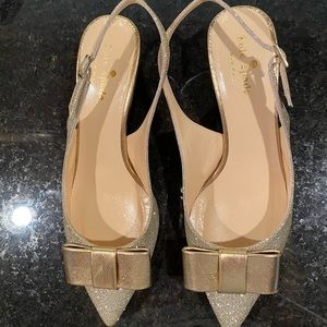 Kate Spade Kitten Heels with Bow
